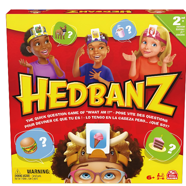 Hedbanz: Fast-Paced Family Picture Guessing Card Game