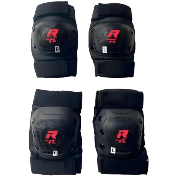 Ryder 2 In 1 Knee And Elbow Pads Protector Red