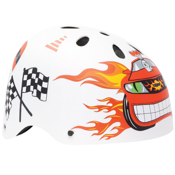 Street Jam Sun Magic Carviz – Color Changing White Helmet