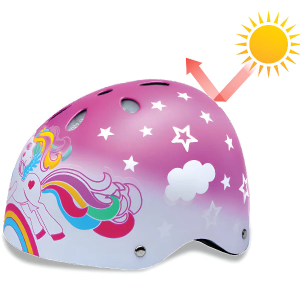 Street Jam Sun Magic Carviz – Color Changing White-Pink Helmet