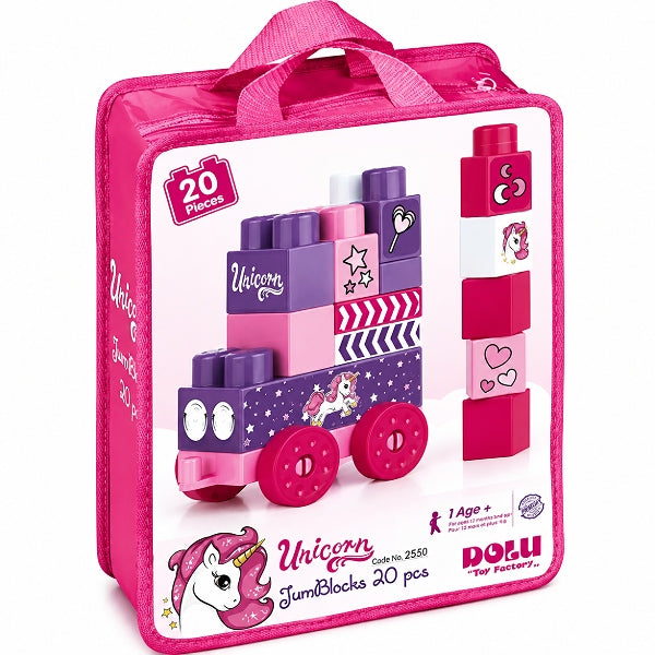 Dolu Unicorn with Bag Mega Block Pack of 20