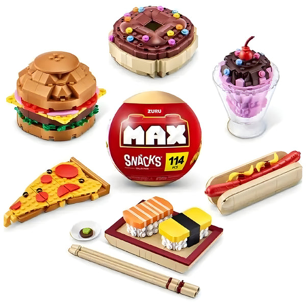 Zuru - Max Snacks Series Premium Building Blocks - Assorted (Includes 1 Snack) alternate