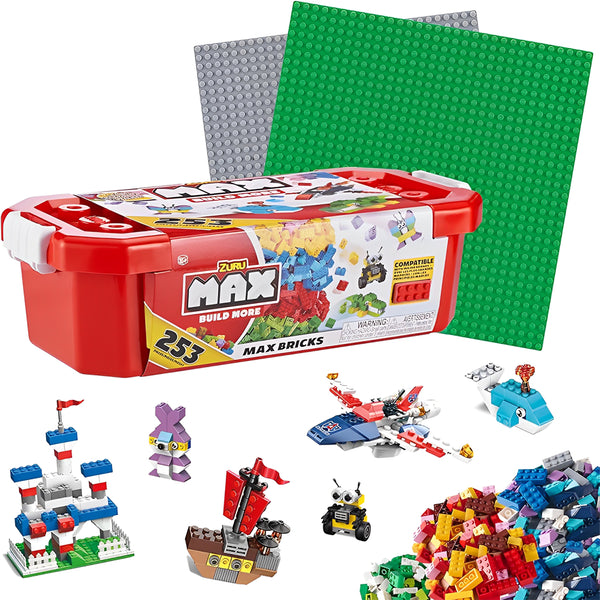 Zuru Max Build More - "Max Bricks" Construction Block - 253Pcs alternate