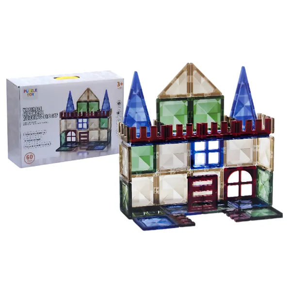 Variable Magnetic Building Blocks  60 Pcs