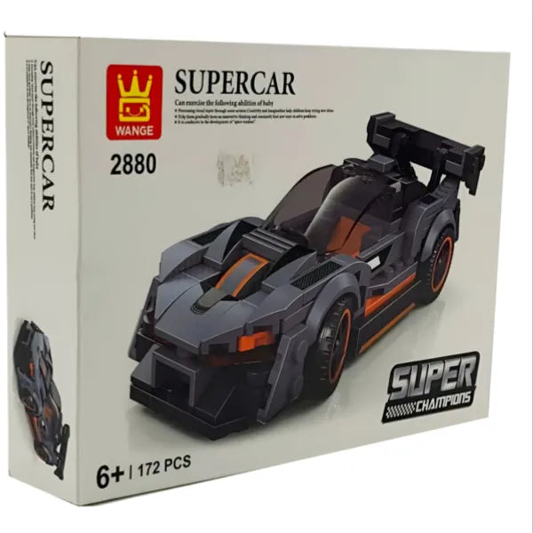 Super Champion Bricks Car- Gray Color alternate