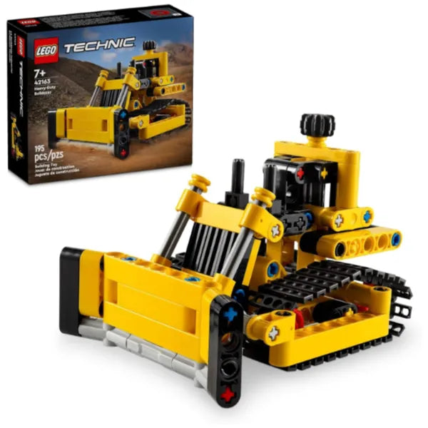 Lego Technic Heavy Duty Bulldozer Building Set 42163 with 195pcs
