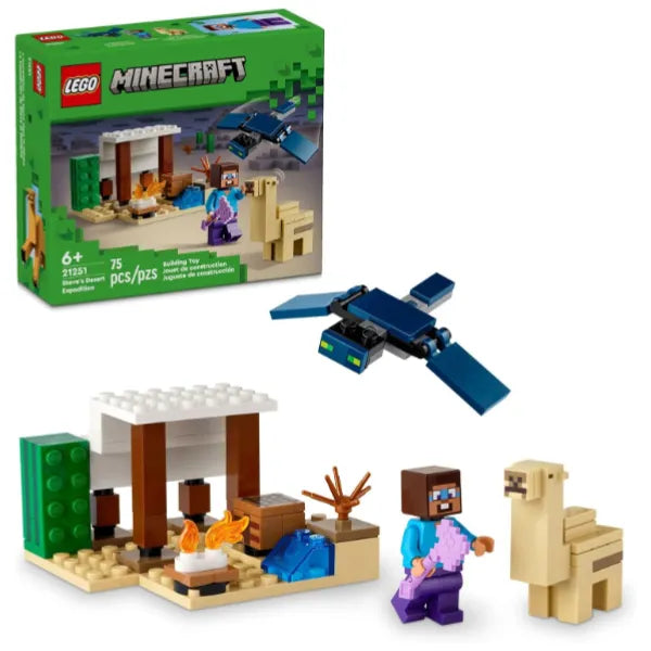 Lego Minecraft Steve's Desert Expedition Building Toy 21251 with 75pcs