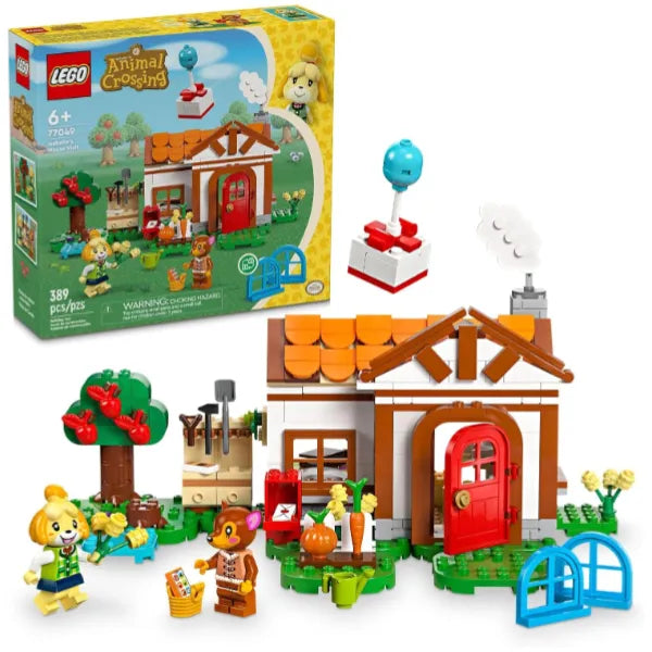 Lego Animal Crossing Isabelle’s House Visit Buildable Creative Toy 77049 with 389