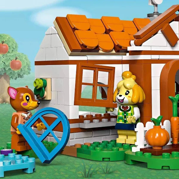 Lego Animal Crossing Isabelle’s House Visit Buildable Creative Toy 77049 with 389 alternate