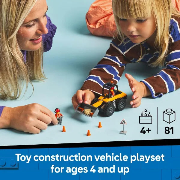 LEGO City Yellow Construction Wheel Loader – Learning & Play Set 60450 - 81 PCS alternate