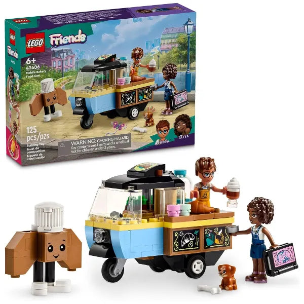 LEGO Friends Mobile Bakery Food Cart Building Toy 42606 - 125 PCS