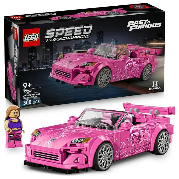 LEGO Speed Champions 2 Fast 2 Furious Honda S2000 Building Car Toy 77241 - 300 PCS