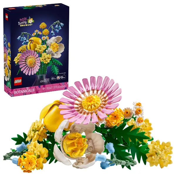 LEGO Botanicals Petite Sunny Bouquet Building Kit 10347 - 373 PCS