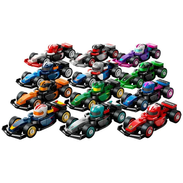 LEGO F1 Collectible Race Cars – Pack of 1 Assorted Mini Formula 1 Car Toy 71049 - 29 PCS alternate