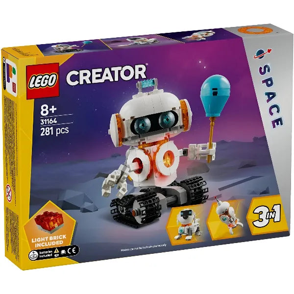 LEGO Creator 3in1 Space Robot Toy, Kids' Building Set 31164