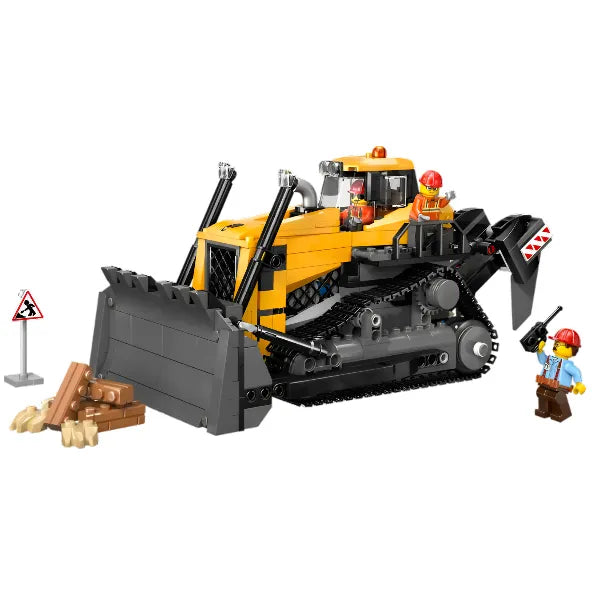 LEGO City Yellow Bulldozer Construction Site Building Toy 60466 alternate