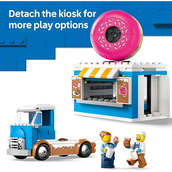 LEGO City Donut Truck Toy 60452 - Building Toy for Kids alternate