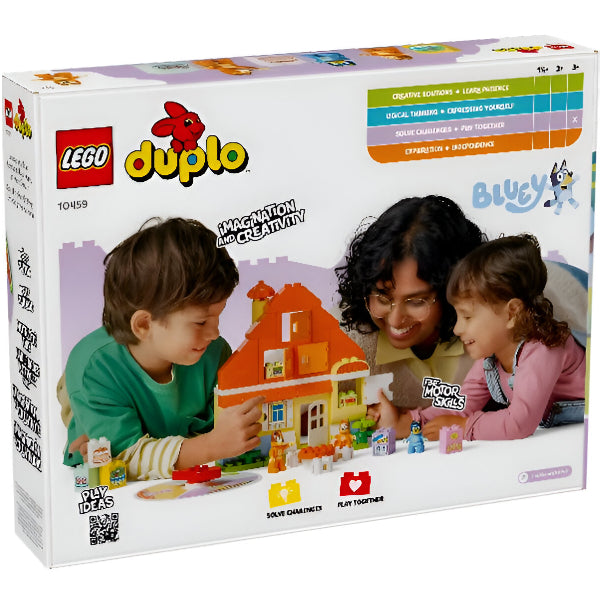 LEGO DUPLO Bluey: Bluey's Family House – Building Blocks with Memory Game (10459)