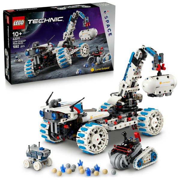 Lego Technic Lunar Outpost Moon Rover – Stem Space Toy 42211