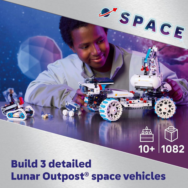 Lego Technic Lunar Outpost Moon Rover – Stem Space Toy 42211 alternate