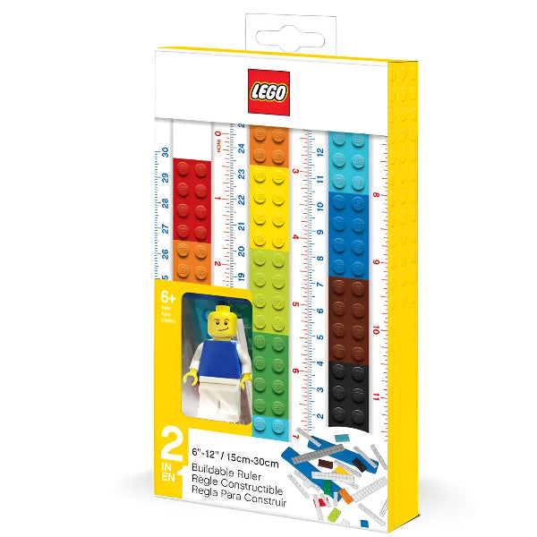 Lego IQ Dual-scale Ruler With Minifigure