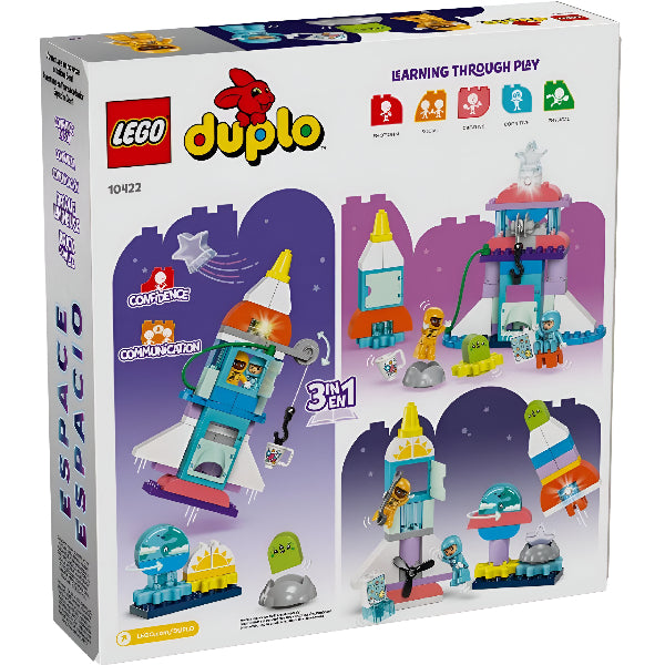 Lego 3-In-1 Space Shuttle Adventure (10422) – Educational Building Set For Kids alternate