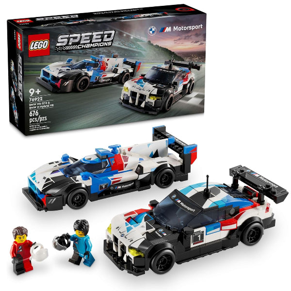 LEGO Speed Champions BMW M4 GT3 & BMW M Hybrid V8 Race Cars(BBTT319)