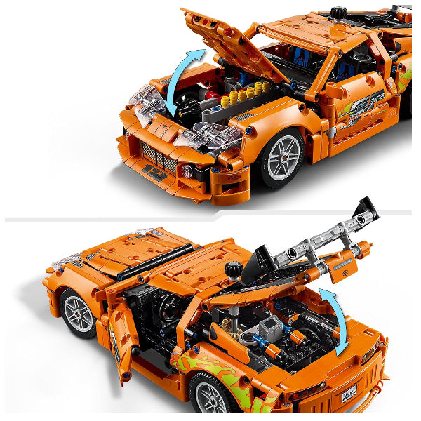 LEGO Technic Fast and Furious Toyota Supra MK4 Toy Car Model Kit 42204 alternate