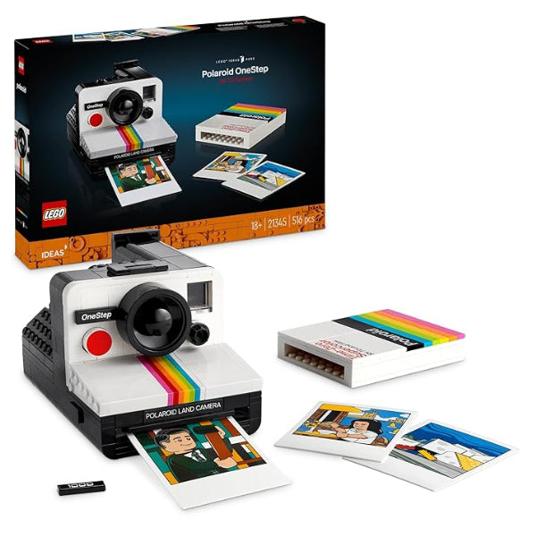 LEGO Ideas Polaroid Onestep Sx-70 Camera 21345 (516 Pieces)