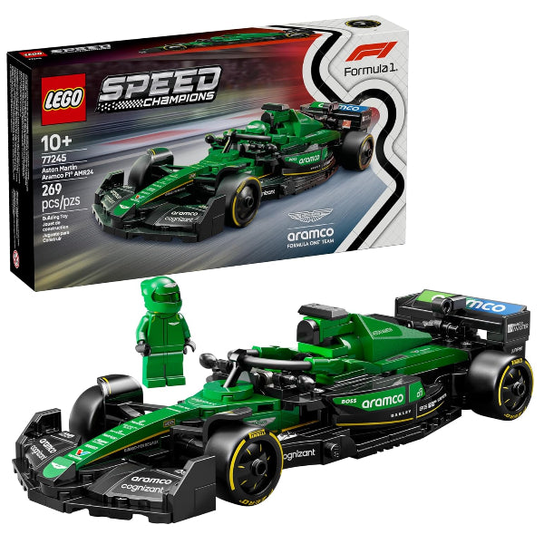 LEGO Speed Champions F1 Aston Martin Aramco AMR24 Race Car 77245 (269 Pieces)