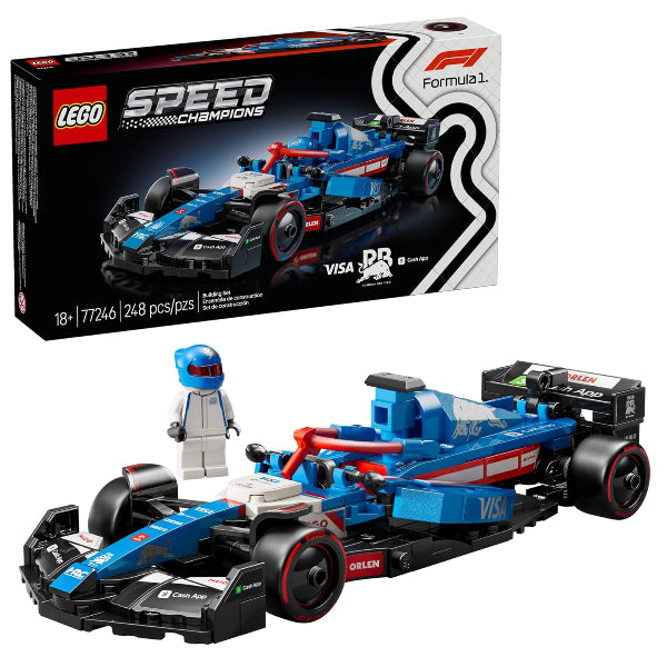 LEGO Speed Champions F1 Visa Cash App RB Vcarb 01 Race Car 77246 (248 Pieces)
