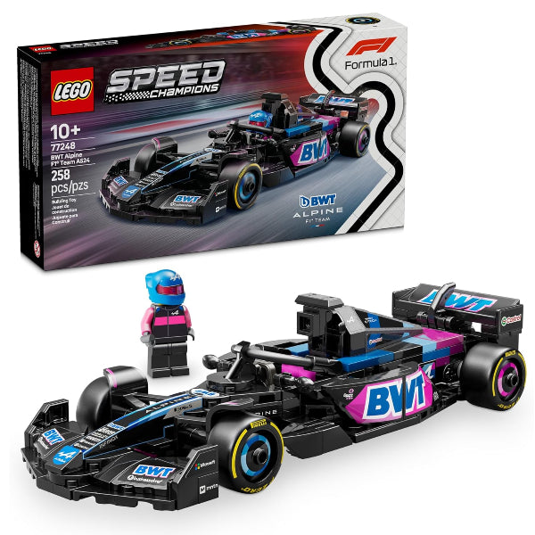 LEGO Speed Champions F1 BWT Alpine Team A524 Race Car 77248 (258 Pieces)