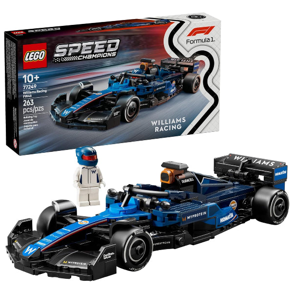 Lego Speed Champions Williams Racing FW46 F1 Race Car Toy - 77249