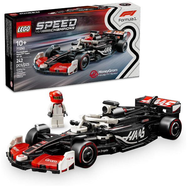 Lego Speed Champions F1 Moneygram Haas Team VF-24 Race Car 77250 (242 Pieces)