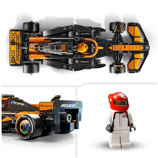Lego Speed Champions McLaren F1 Team MCL38 Race Car Vehicle Set 77251 Building Blocks alternate
