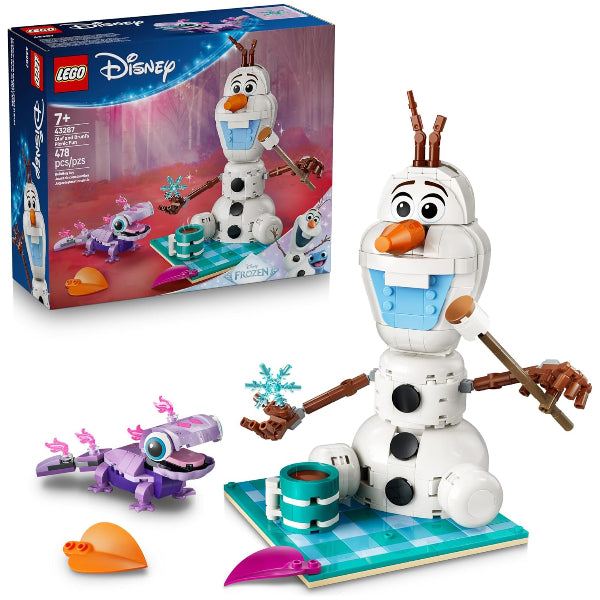 Lego Disney Frozen Olaf & Bruni Picnic Set – Building Toy 43287