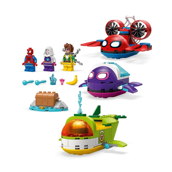 Lego Marvel Spidey Underwater Vehicles Building Blocks Playset 11207 - 154 Pcs alternate