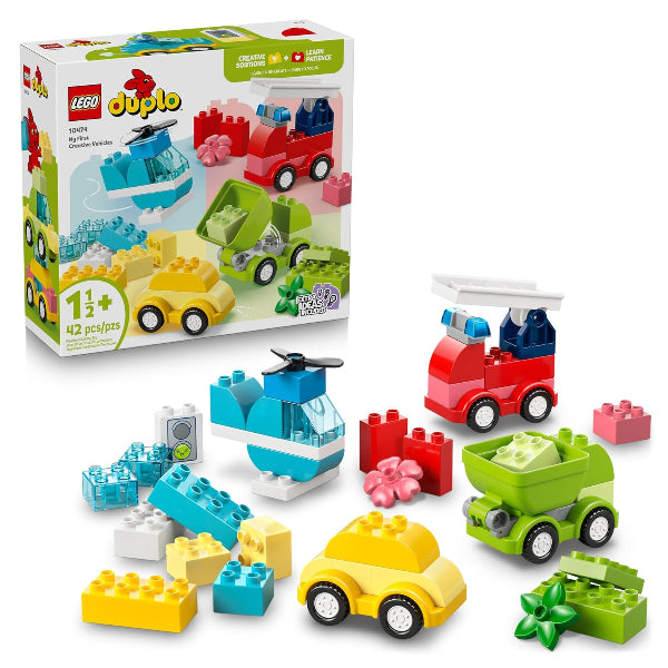 Lego Duplo My First Creative Vehicles – 42-Piece Building Toy (10474)