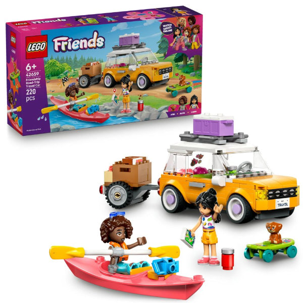 Lego Friends Friendship Road Trip Travel Car Building Set (42659) – 217 Pieces