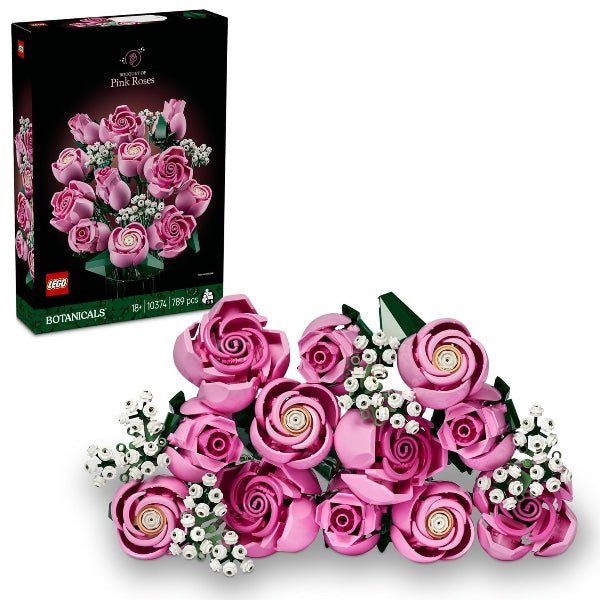 Lego Botanicals Bouquet Of Pink Roses Building Set Ð 10374