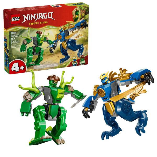 Lego Ninjago 71853 Jay’S Dragon Mech Fight – Ninja Mech Battle Building Set For Kids 4+