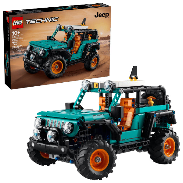 Lego Technic 42227 Jeep® Wrangler Rubicon Suv – Realistic 4X4 Building Set For Kids 10+
