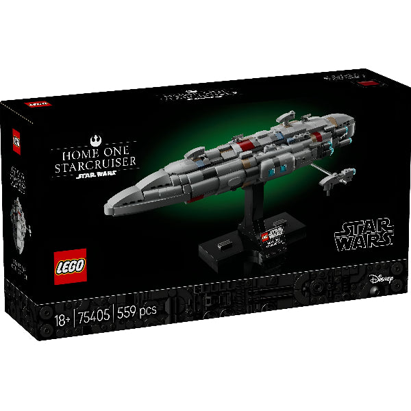 Lego Star Wars Home One Starcruiser 75405 – Buildable Starship Model Kit For Adults 18+ Collectible Display Set