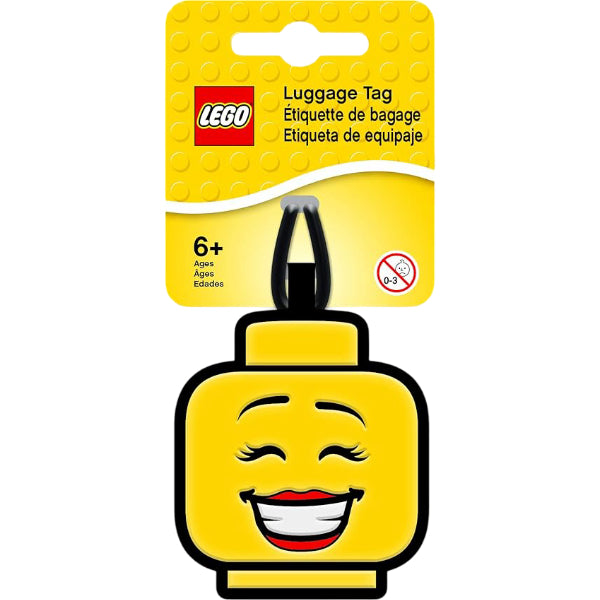 Lego Girl Face Silicone Luggage Tag – Travel Bag Tag For Suitcase & Backpack (51168)