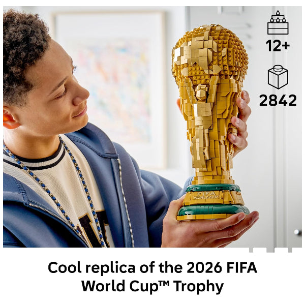 Lego Editions Fifa World Cup Official Trophy Building Set 43020-2842 Pieces alternate