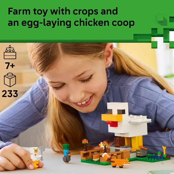 Lego Minecraft Chicken Farm Building Toy 21585 alternate