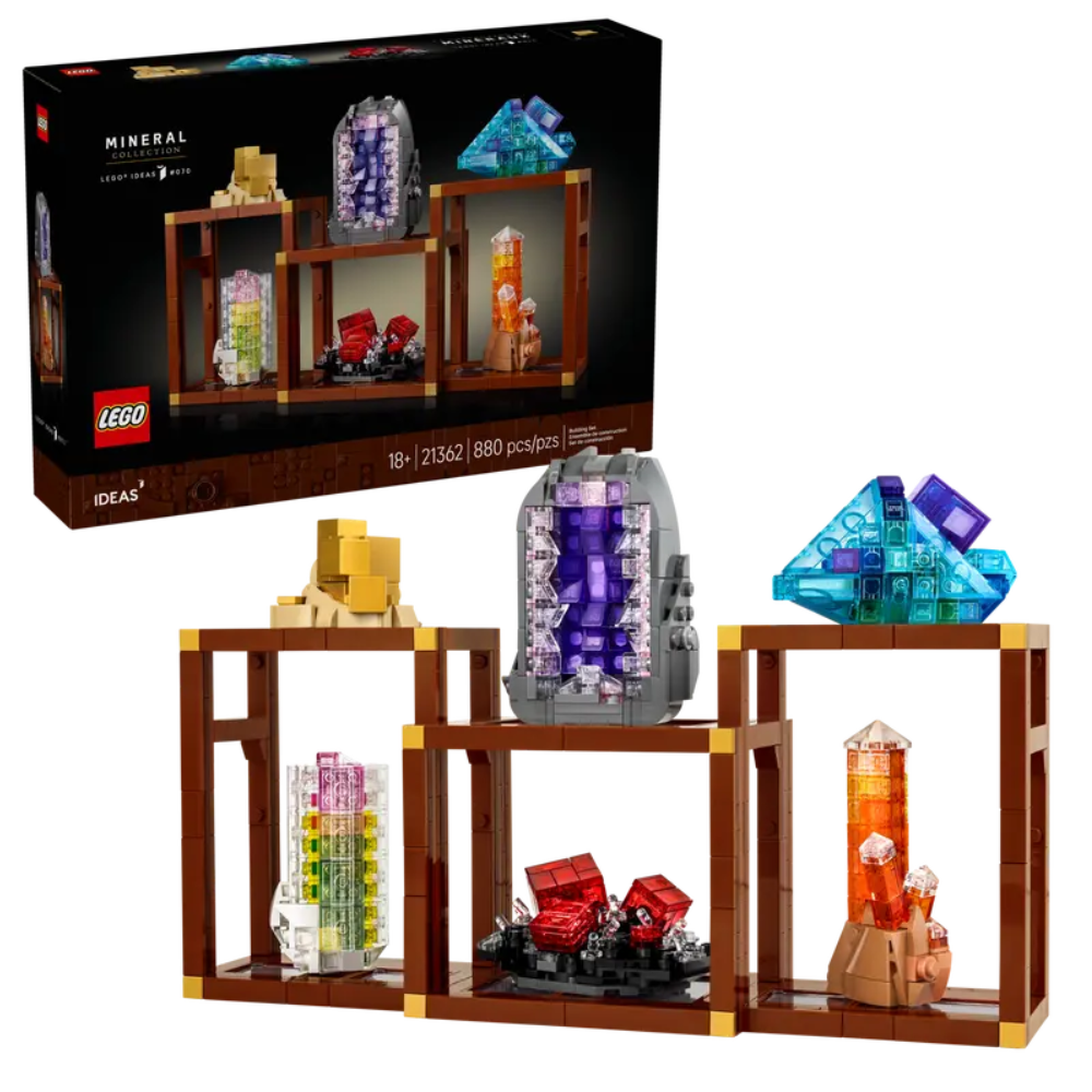 Lego Ideas Mineral Collection Building Set 21362 Age 18+
