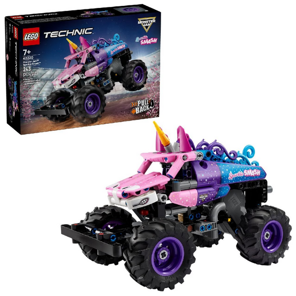 Lego Technic Monster Jam Sparkle Smash Pull-Back Truck Toy 42220 Age 7+