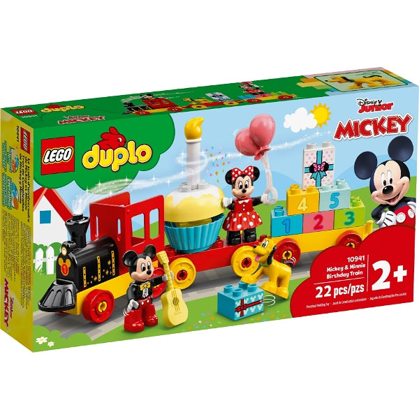 Lego Duplo Disney Mickey & Minnie Birthday Train 10941 – Building Blocks Set For Toddlers Age 2+