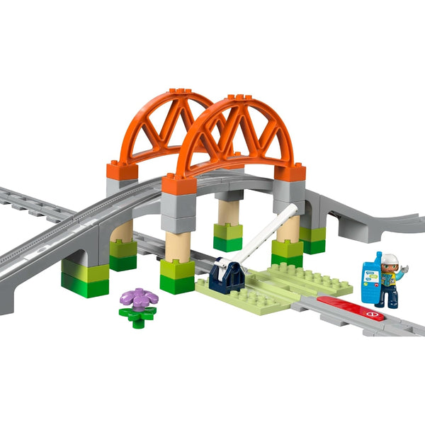 Lego Duplo Town Train Bridge & Tracks Expansion Building Set – 10426 alternate